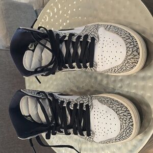 Nike High-Top Sneakers with Black and White Jordan 1